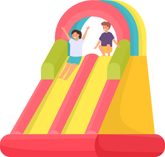 Cartoon Headquarters - Bounce House Graphic
